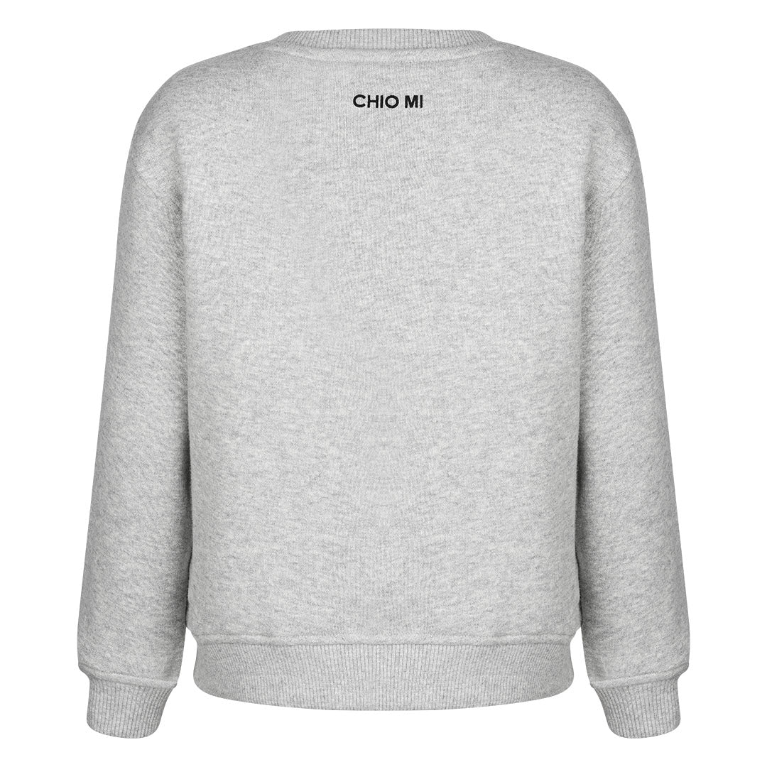 KIDS SWEATSHIRT FRITTE Grau meliert