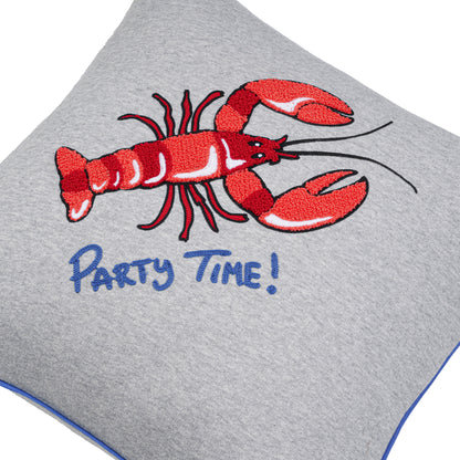 KISSENBEZUG LOBSTER Grau meliert