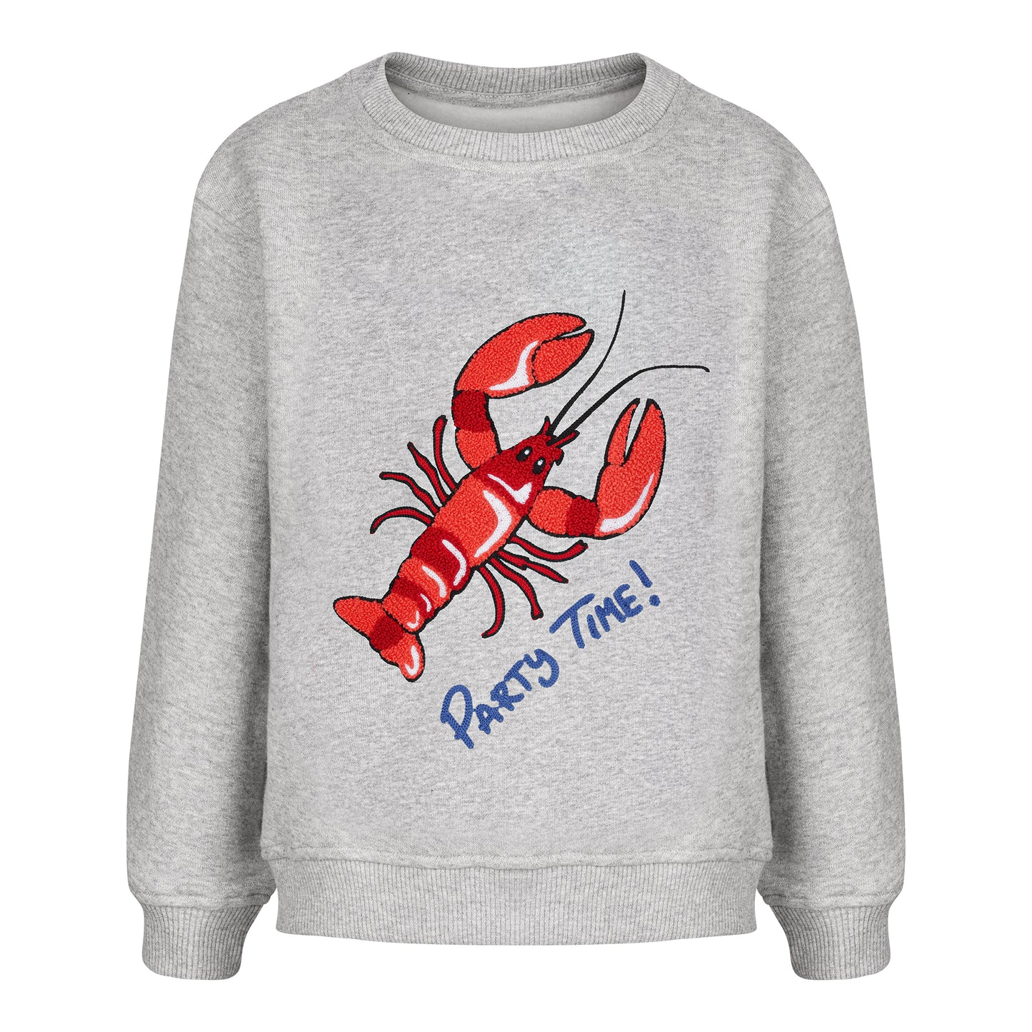 KIDS SWEATSHIRT LOBSTER Grau meliert