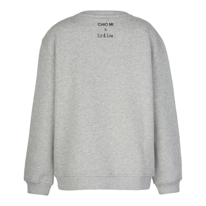 KIDS SWEATSHIRT LOBSTER Grau meliert