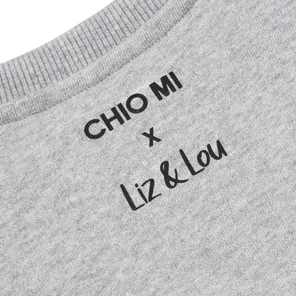 SWEATSHIRT ADULT LOBSTER Grau meliert