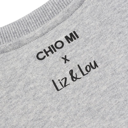 KIDS SWEATSHIRT LOBSTER Grau meliert