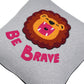 KIDS SWEATSHIRT LION Grau meliert