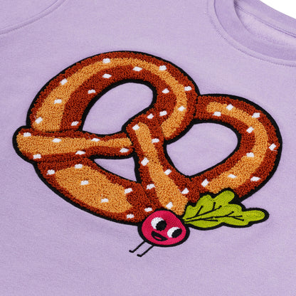 Kids SWEATSHIRT PRETZEL Lavendel