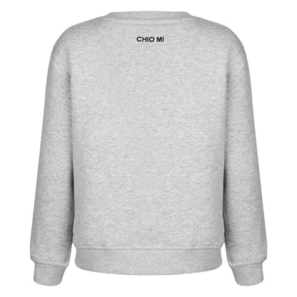 KIDS SWEATSHIRT FRITTE Grau meliert