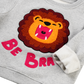 KIDS SWEATSHIRT LION Grey Melange
