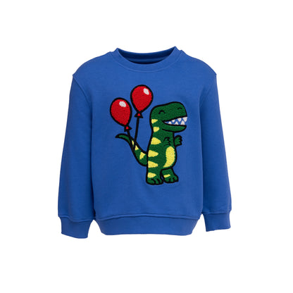 KIDS SET DINOSAUR Royal Blue