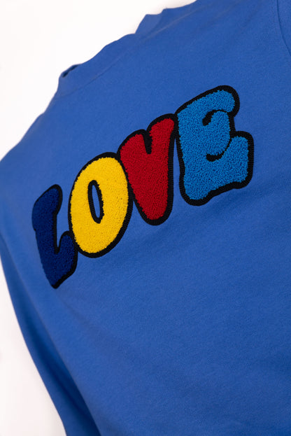 SWEATSHIRT ADULTS Unisex LOVE Royal Blue