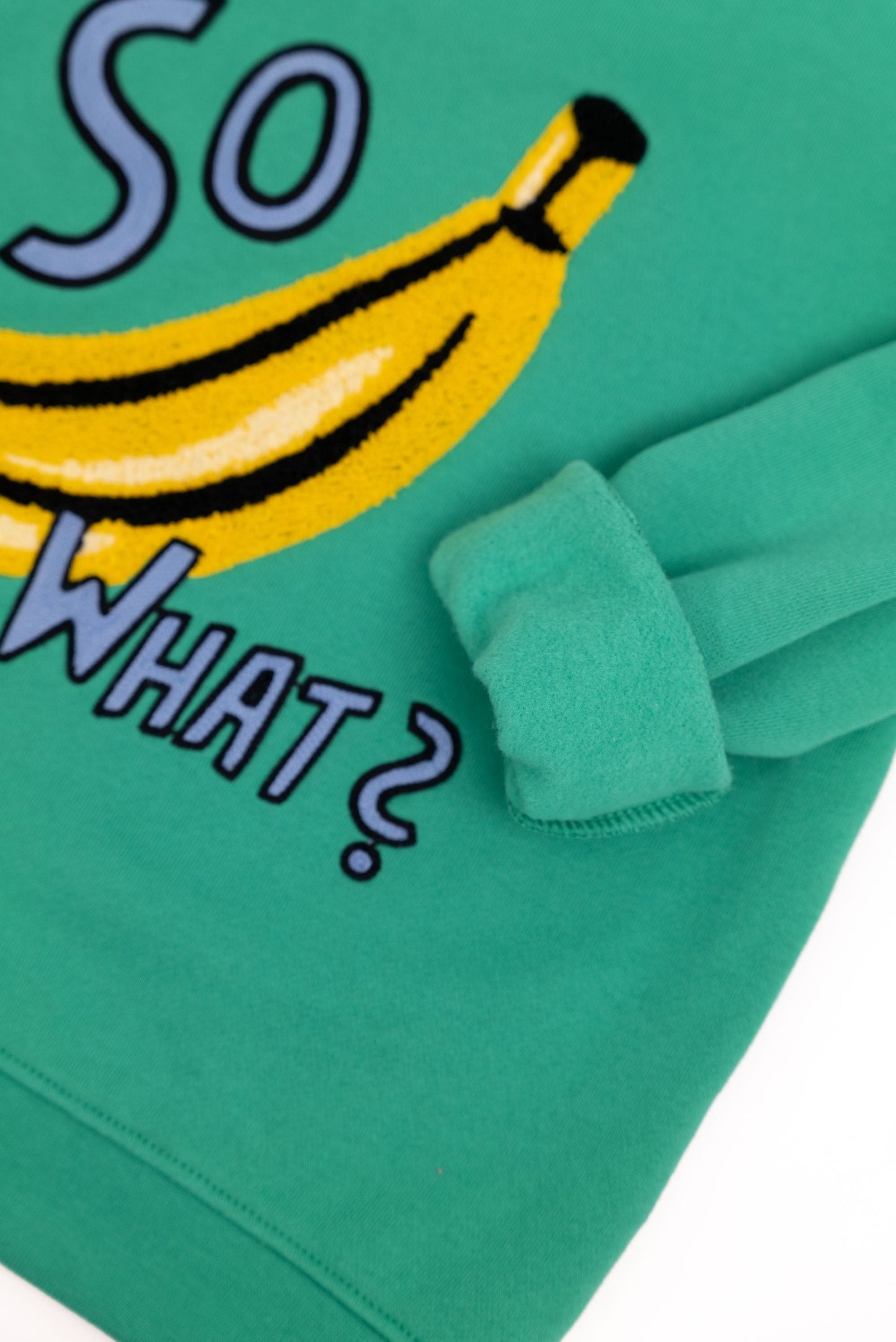 KIDS SWEATSHIRT BANANA Jungle Green