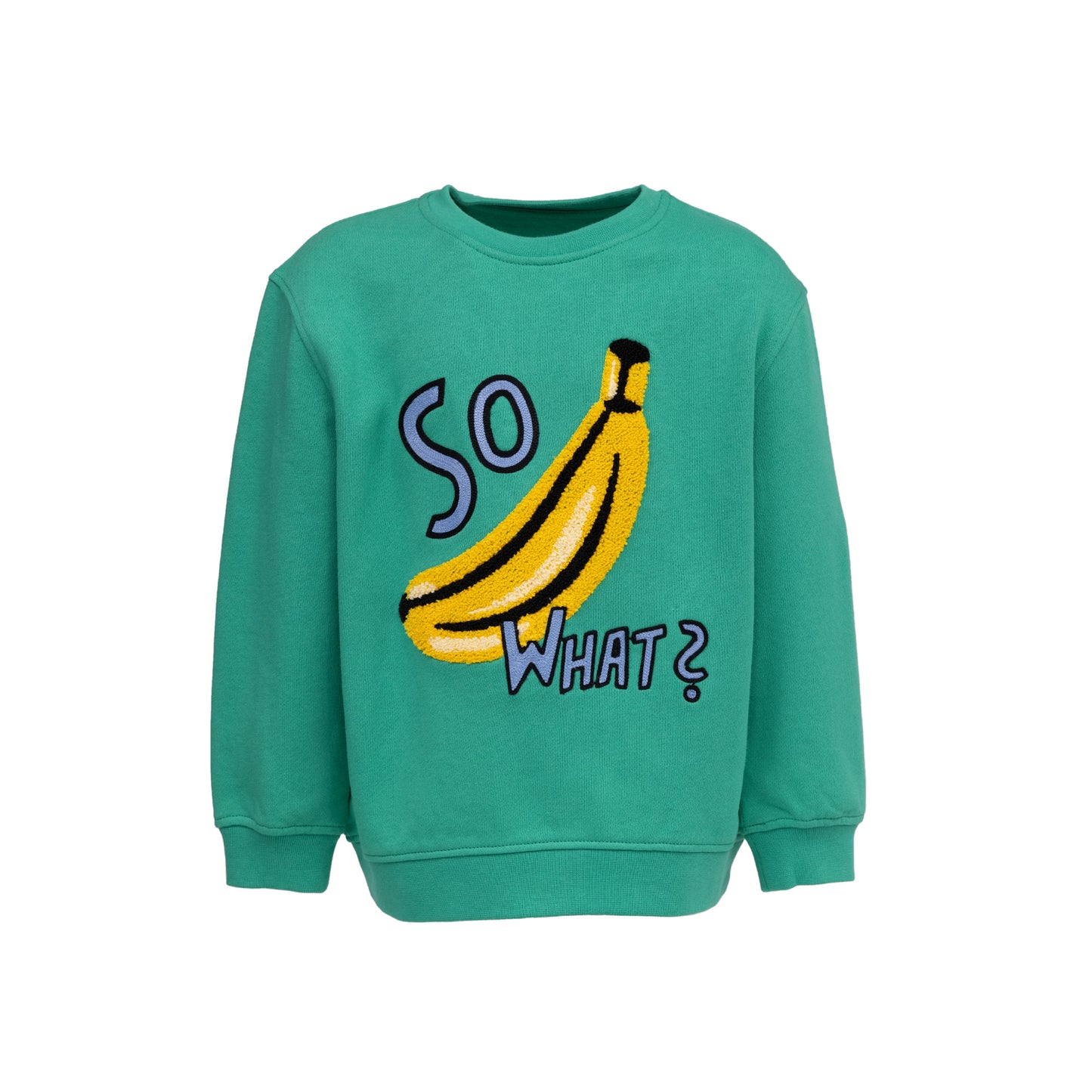 KIDS SWEATSHIRT BANANA Jungle Green